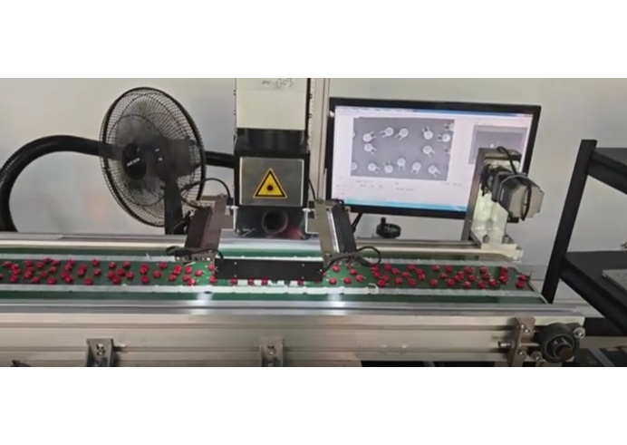 CCD視覺(jué)定位激光打標(biāo)機(jī)自動(dòng)化產(chǎn)線方案